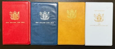4 New Zealand Uncirculated Coins Sets from 1974, 1978, 1985, 1988 - Image 1 of 3