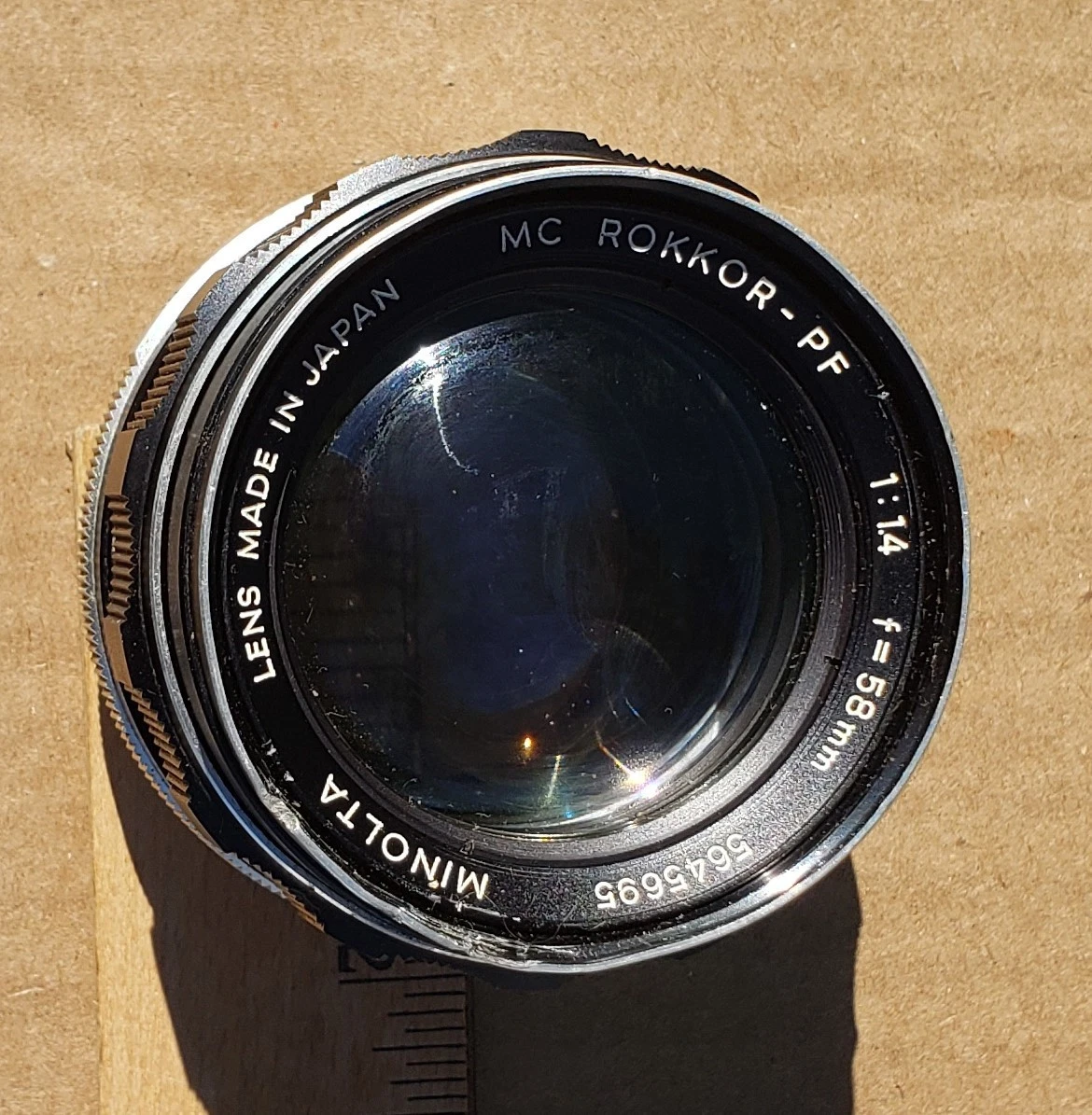 Minolta Rokkor PF 58mm Focal f/1.4 Camera Lenses for sale | eBay