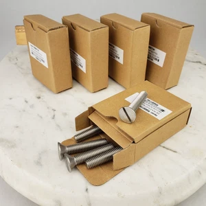 25x 3/8"-16 x 2" Flat Head Slotted Machine Screws Stainless Steel 316 R56001744 - Picture 1 of 16