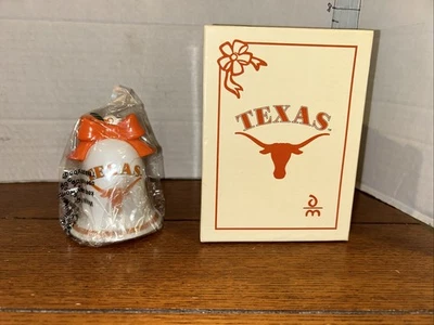 Nuevo adorno de Navidad de la Universidad de Texas campana de Navidad Danbury como nuevo 2004 Foto 1 de 4