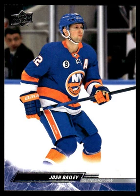 2022-23 Upper Deck #113 Josh Bailey New York Islanders Hockey Card - Image 1 of 2