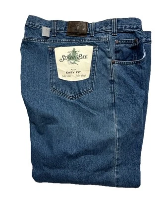 Pantalones de mezclilla azules St Johns Bay Easy Fit 50x30 nuevos con etiquetas  Foto 1 de 4