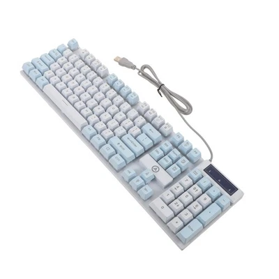  Tastiera Meccanica Usb Wireless Da Gioco Con Luci Per Macchina Scrivere LED - Image 1 of 4