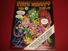BLACK MARKET ZINE #12 Pete Bagge cover Weirdness Magazine 1994 VF-