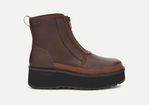 Bota impermeable UGG Cityfunc para mujer con cremallera de cedro quemado, nueva con embalaje original - Imagen 1 de 5