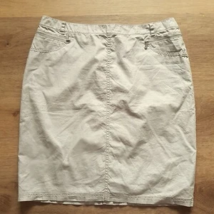 LA LIGNA Rock Gr.44 100% Leinen hellgrau beschichtet gefüttert*NEUWERTig - Bild 1 von 2
