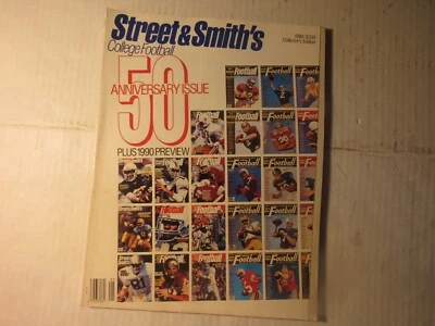 Street & Smith s College Football 50th Anniversary Edition, plus 1990 preview,NM - Image 1 of 3