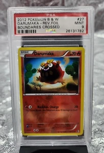 #27 2012 Pokemon B&W Darumaka - Rev Foil Boundaries Crossed PSA 9 - Picture 1 of 2