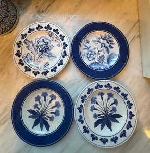 Set of 4 Aerin Lauder for WIlliam Sonoma DINNER PLATES FAIRFIELD CHINA MELAMINE - Picture 1 of 2