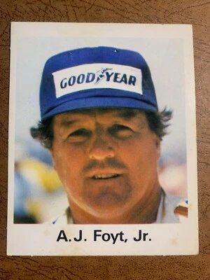 AJ FOYT 1979 Avalon Hill USAC Indianapolis 500 Game Card D - Image 1 of 2