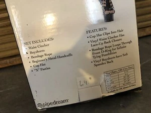 Kinky Bad Cop Fantasía Mujer Disfraz Juegos con disfraces Comic Con Lencería Talla Única (2-14) - Imagen 1 de 3