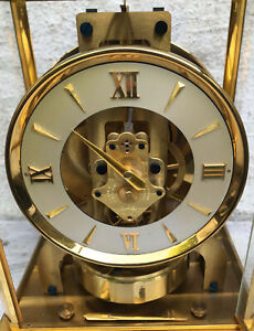 Vintage 1950's Le Coultre Atmos Clock 526-5 Serial # 83294 Damaged Parts Repair