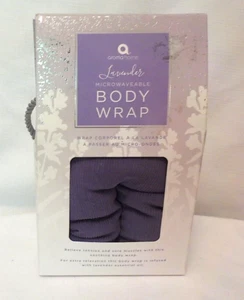 AROMA HOME Infused Lavender Oil Microwaveable Body Wrap Filled w/Flaxseed - Picture 1 of 9