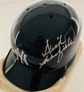 Dick Schofield 1966 New York Yankees Autographed Signed Riddell Mini Helmet COA