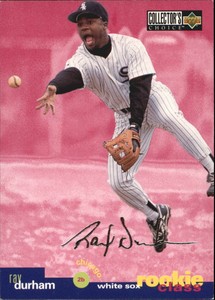 1995 Collector's Choice Silver Signature White Sox Baseball Card #3 Ray Durham