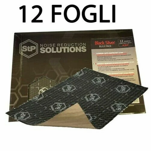 STP 73910123 Black Silver Bulk Pack 12 Fogli