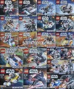 1 LEGO® STAR WARS MICROFIGHTERS KOMPLETTSATZ -OVP- Ihrer Wahl - Picture 1 of 7