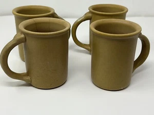 Bennington Potters Mug Cup Brown Vermont Set Of 4 - Picture 1 of 15
