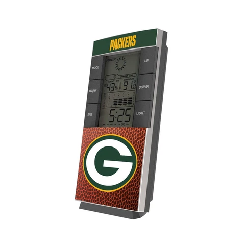 Green Bay Packers Football Wordmark Digital Desk Clock Cover