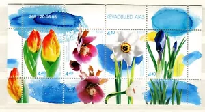 EST_269- 2003 Estland Blumen BLATT POSTFRISCH - Bild 1 von 1