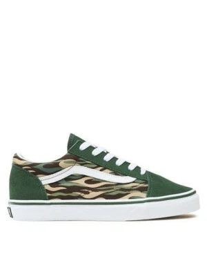 Vans Junior Old Skool Sneaker / Green Camo Flame / UVP 50£