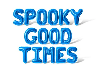 Espeluznante Globo Letra BUENOS TIEMPOS - Hágalo Usted Mismo Halloween Fiesta Suministro Decoraciones Foto 1 de 4