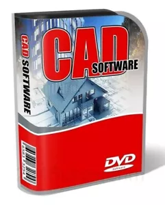 3D 2D CAD Computer Aided Design Full Software App for Windows PC & Mac OSX - Picture 1 of 1