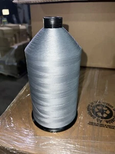 Light Desel Grey Nylon Thread 32 Oz Made in USA by A&E T210 Bonded Nylon - Picture 1 of 2