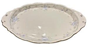 Royal Albert 'Satin Rose' Twin Handled Oval Serving Dish - Picture 1 of 3