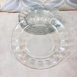 Vintage Arcoroc Thumbprint Lunch Plates x 6. 23cms / 9" 1970s 1980s - Picture 1 of 3