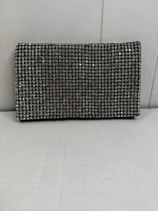 AMBER SCEATS Stella Crystal Bling Bag, Evening Purse With Strap NEW, Retail $89 - Picture 1 of 7