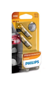 PHILIPS H6W 6W BAX9S PH-12036B2 halogen 12v - Picture 1 of 1