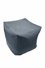 Waterproof Garden Cushion Furniture Filled Foot Stool Cube Beans Bag Outdoor