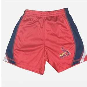 Pantalones Cortos Cardenales de San Luis Niños Pequeños Talla 3T MLB Logo Bolsillos Béisbol Fandom - Imagen 1 de 5