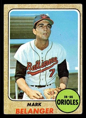 1969 Topps #299 Mark Belanger - Baltimore Orioles (Low Grade) - Image 1 of 2