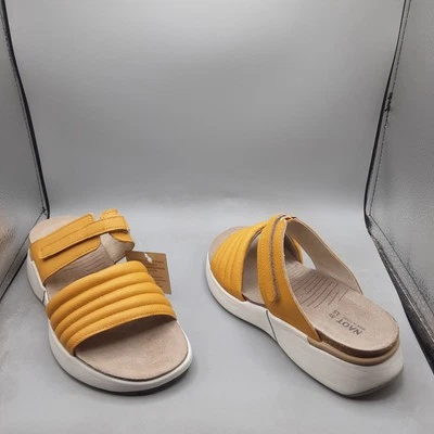 Sandalias Naot Vesta para mujer 5M EU36 amarilla caléndula diapositiva A77 Foto 1 de 4