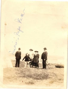 “Gracie, Papa, Biva” Family at Castillo de San Marcos FL, Early 1900s Annotated - Picture 1 of 2