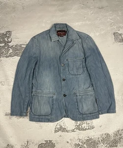 Blazer clásico vintage años 90 Marlboro chaqueta vaquera bolsillos hombre talla XL - Imagen 1 de 9