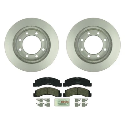 For Ford F-350 Super Duty 99-04 QuietCast Premium Front Brake Kit w Organic Pads Foto 1 de 4