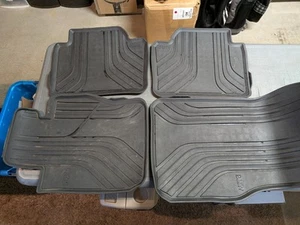BMW 3 SERIES F30 F31 F33 BLACK OEM ALL WEATHER MATS 4 PIECE SET - Picture 1 of 17