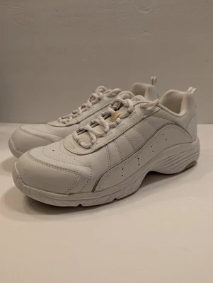 Zapato deportivo Easy Spirit Punter para mujer de cuero WHT/LGRY 8 M Foto 1 de 4