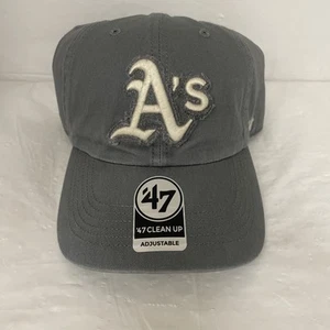 47 Brand Athletics Clean Up Hat Gray - Picture 1 of 10