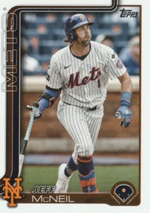 Jeff McNeil 2025 Topps Series 1 #149 New York Mets MLB FREE SHIPPING - Picture 1 of 2