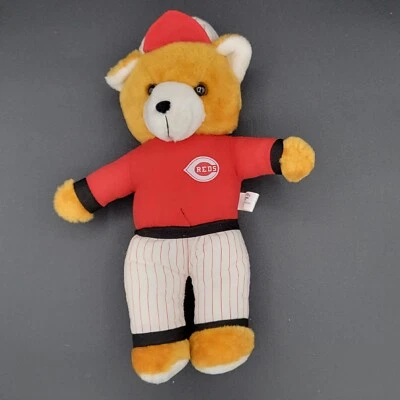 Cincinnati Reds MLB Steven Smith Play By Play 12" Inch Plush Bear - Image 1 of 3