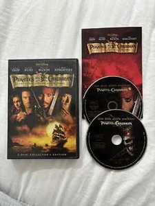 Pirates of the Caribbean Curse of the Black Pearl 2 Disc Collectors Edition DVD - Picture 1 of 2