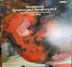 Classical: Shostakovich Symphony No 1 Symphony No 9 Walter Weller Vinyl LP 1973 - Picture 1 of 4
