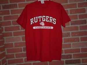 RUTGERS SCARLET KNIGHTS LOGO TSHIRT SIZE MEDIUM NEVER WAS WORN - Picture 1 of 2