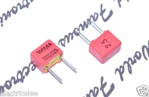10pcs - WIMA FKP2 1000P (1000PF 1nF) 630V 2.5% pitch:5mm Capacitor - Picture 1 of 5