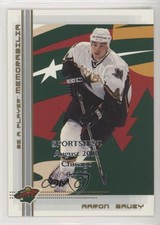 2000 ITG Be A Player Memorabilia Gold SportsFest August Chicago /10 Aaron Gavey