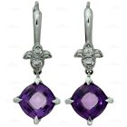 CARTIER Earrings Inde Mysterieuse Amethyst Diamond 18k White Gold